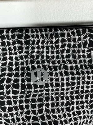 Lululemon Wunder Under Pant III Fall Net White Black‎ Leggings Size 2 thumbnail 8