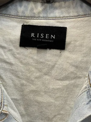 Coastal Cowgirl S Small Risen jeans Light Blue Denim Button-Down Shirt Barn thumbnail 9