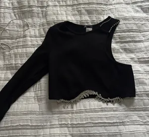 Zara Rhinestone Top thumbnail 1