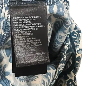 The North Face Class V‎ Mini Blue Geometric Nylon Shorts Size Large thumbnail 11