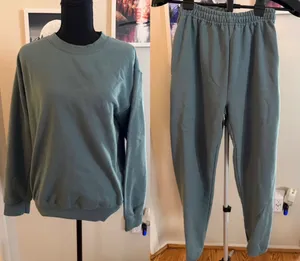 Athletic Works Men’s Cozy Soft Teal Jogger Set Size Small thumbnail 2