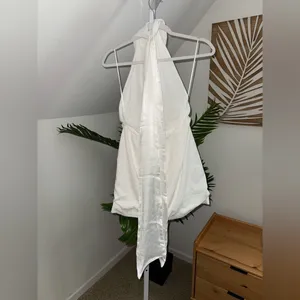 Sau Lee‎ Patsy Backless Mini Dress in Ivory size 8 White thumbnail 5