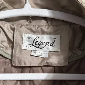 Vintage The Legend Tan Belted Trench Coat Jacket‎ Removable Liner Utility Spy thumbnail 6