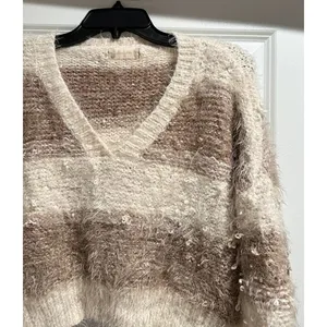 Altar’d State V-Neck Cropped Sweater thumbnail 2