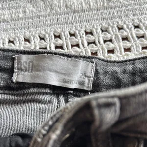 Tilly's RSQ Dark Gray Distressed Jean Shorts thumbnail 5