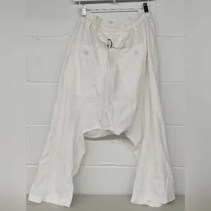 New Free people this is the one pant trouser white szS Small harem solid white thumbnail 8