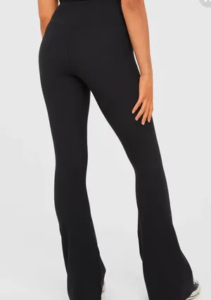 Aerie High Rise Waffle Ruched Flare Legging thumbnail 5