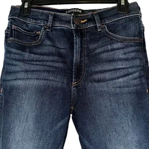 Express Denim‎ Perfect ankle high rise legging 4 thumbnail 3
