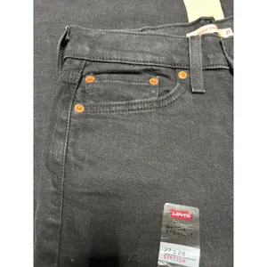 Levi's Black Wedgie Straight Denim Jeans size 27 NEW thumbnail 8