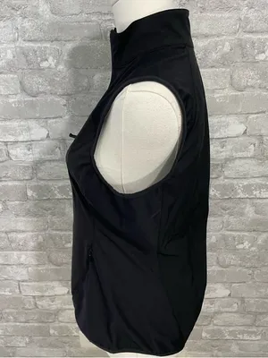 Second Skin Full Zip Vest Lightweight Black Vest thumbnail 3