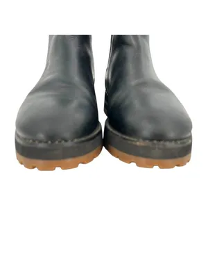 Madewell Ivy Chelsea Boots Lug Sole Black Leather Size 7.5 Utilitarian Grunge thumbnail 9