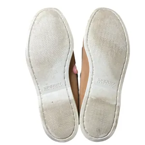 Sperry Top-Sider Authentic Original 2-Eye Boat Shoes Tan Leather 7.5M Preppy thumbnail 7
