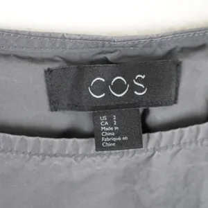 COS Womens Gray A Line Dress Size‎ 2 Short Sleeve Pleated Pockets thumbnail 3