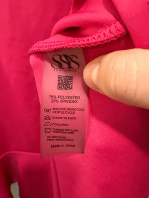 SSYS The Label Margaret Drop Waist Flounce Hem Collared Dress Hot Pink thumbnail 7