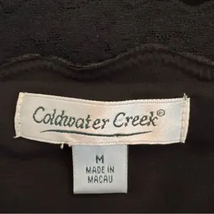 Coldwater Creek Womens Y2K Velvet Camisole Top Size M Fairy Grunge Dark Romantic thumbnail 6