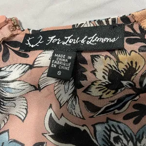 For Love and Lemons Blush Paisley Long Sleeve Gracie Dress Size Small thumbnail 4