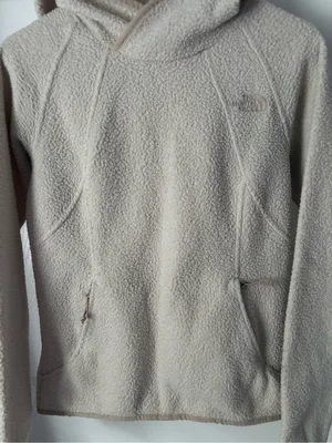 The North Face Women's Cream Sherpa fleece Pullover Hoodie women size XS thumbnail 3