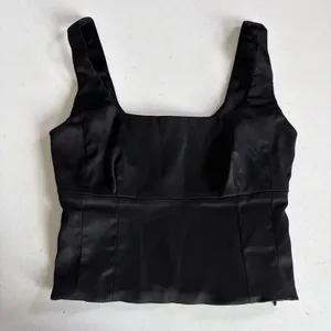 Aritzia Wilfred Shine Bustier Black Womens XXS 2XS Sleeveless City bohemian thumbnail 2