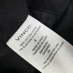 Vince Pants Womens Size 4 Black Corduroy Jogger Utility Cargo V442521499 thumbnail 8