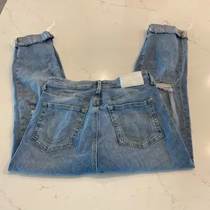 True Religion‎ Starr mid rise cropped straight Jeans size 29 thumbnail 2