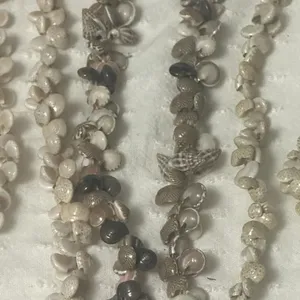 J398 Bulk Bundle of 6 Shell Necklaces Brown thumbnail 2