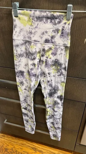 Lululemon Align High-Rise‎ Pant 28" Radial Tie Dye Mauve Grey Multi 0 thumbnail 1