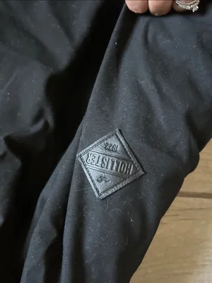 Hollister Black Trench Coat with Faux-Fur Hood thumbnail 6