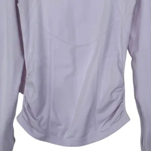 Athleta Fastest Track Momentum Seamless Long Sleeve Ruched Top XS Purple Lilac thumbnail 6