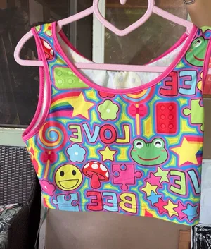 Romwe Hippie crop top thumbnail 1