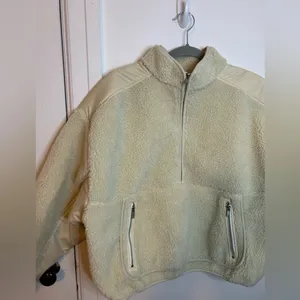 Madewell Half Zip Mockneck Pullover Sherpa Fleece thumbnail 7