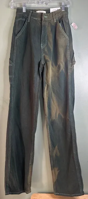 PacSun 90s BF Carpenter Jeans 24 Carpenter Pants Y2K Indie Grunge Streetwear thumbnail 1