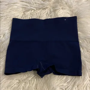 SPANX Navy High-Waist Bike Shorts size M BNWOT (O9) thumbnail 7