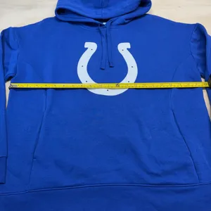 NWT Indianapolis Colts Jonathan Taylor #28 Fanatics Women's V-Neck‎ Hoodie - L thumbnail 8