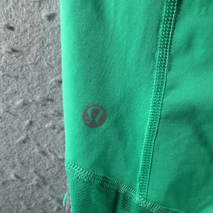 1621 | Lululemon Turbo‎ Run Crop Athletic Running Leggings Green Womens 10 thumbnail 5