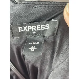 Express Black Backless‎ Mini Dress Size Medium  Pre-owned thumbnail 8