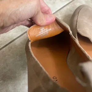 Lucky Brand Women Taupe Suede Flat Loafers Size 9M Elastic Heel Slip On Shoes thumbnail 8