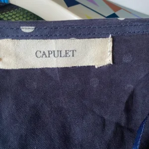 Capulet Blue  and White Polka Dot Bodysuit thumbnail 6