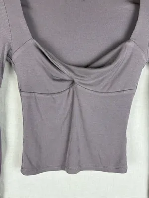 Aritzia Sunday Best Lula Long Sleeve Lilac Size XS thumbnail 2