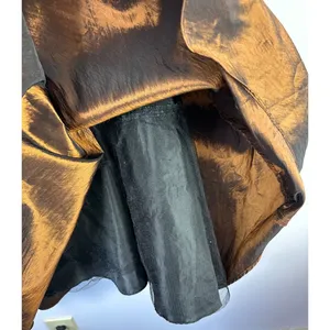 Vtg Jessica Howard Cocktail Dress Womens‎ 8 Black Brown Evening Retro Hollywood thumbnail 4