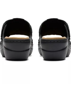 Clarks Merliah2 Belle Flower Leather Wedge Sandals NEW thumbnail 7