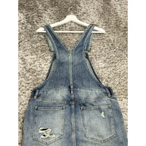 Free People We The Free Women’s Baxter Denim Dress Overall Jumper Grunge Size S thumbnail 8