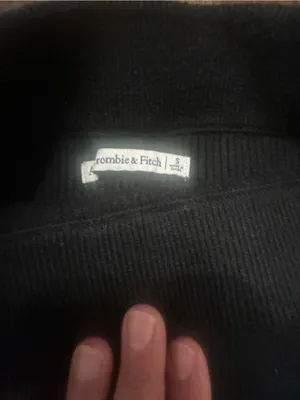 Abercrombie & Fitch woman’s black ribbed skirt size XS thumbnail 2