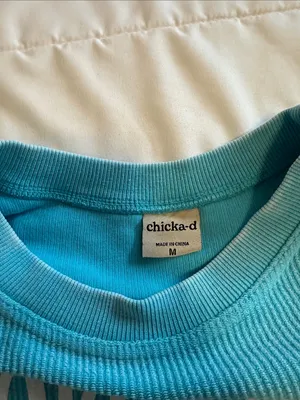 Georgetown Teal Crewneck Sweatshirt for Women thumbnail 2