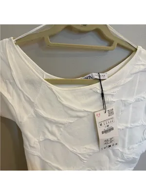 Zara Asymmetrical Knit Top thumbnail 7