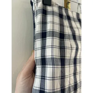 Princess Polly Wide Leg Black & White Plaid Trouser Pants Grunge Punk Whimsygoth thumbnail 3