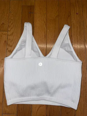 White Ribbed V thumbnail 2