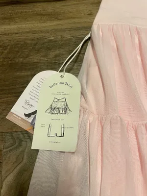 NWT! Popflex Target X Blogilates Women's Ballerina Skort Skirt Pink Size Large thumbnail 7