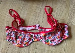 Blackbough Pink and Red Bikini Top thumbnail 1
