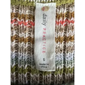 Daily Practice Anthropologie Tuvalu Sweater small casual short sleeve bohemian thumbnail 7
