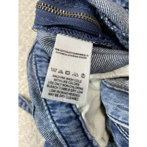 Free People We The Free Rambler Denim Wide Leg Overalls Jumpsuit Size 4W thumbnail 10